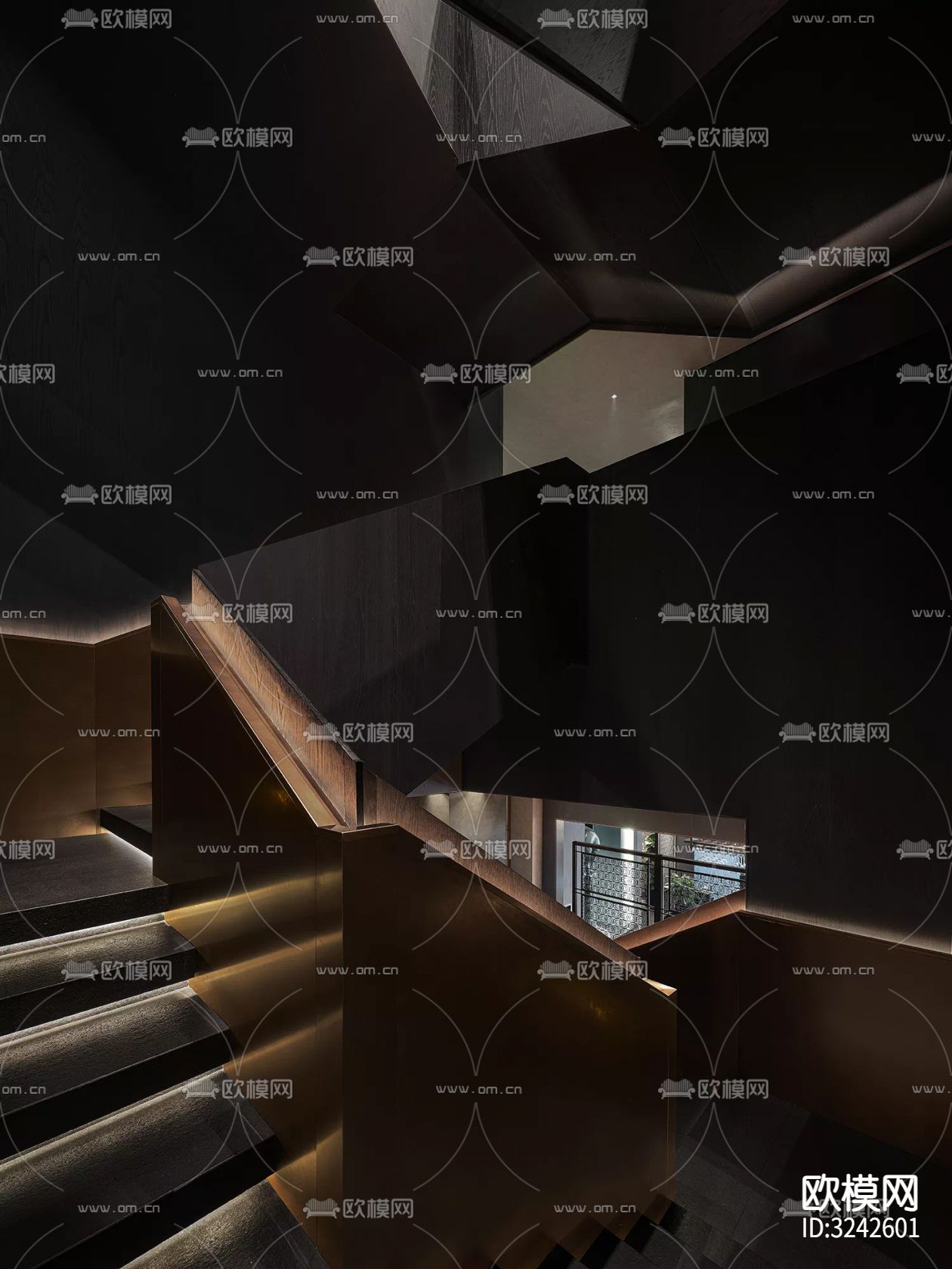 新中式中餐厅装修效果图下载（渲染图10）