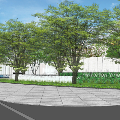  示范区 售楼部 先行区su模型 