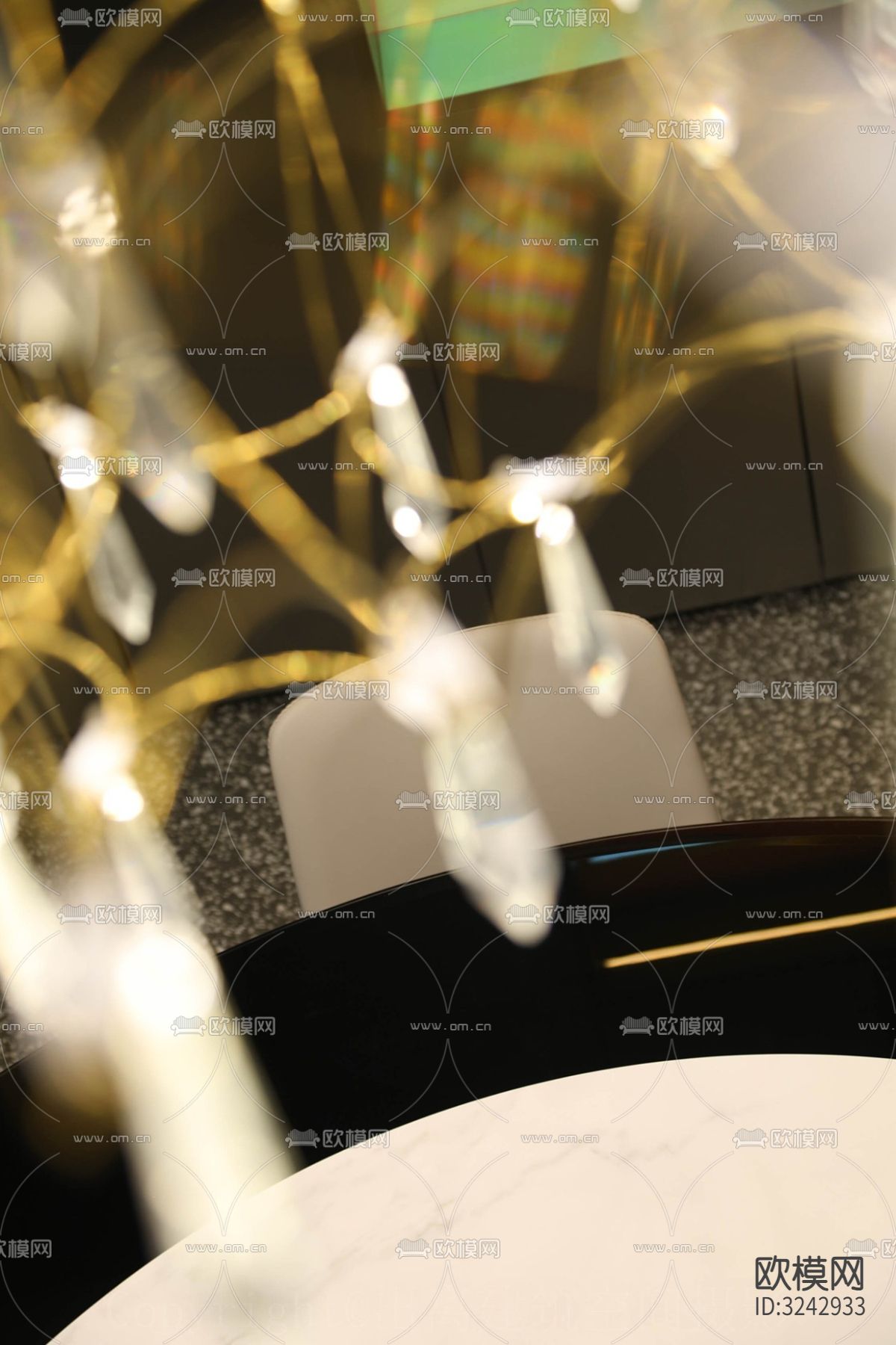 现代中餐厅装修效果图下载（渲染图9）