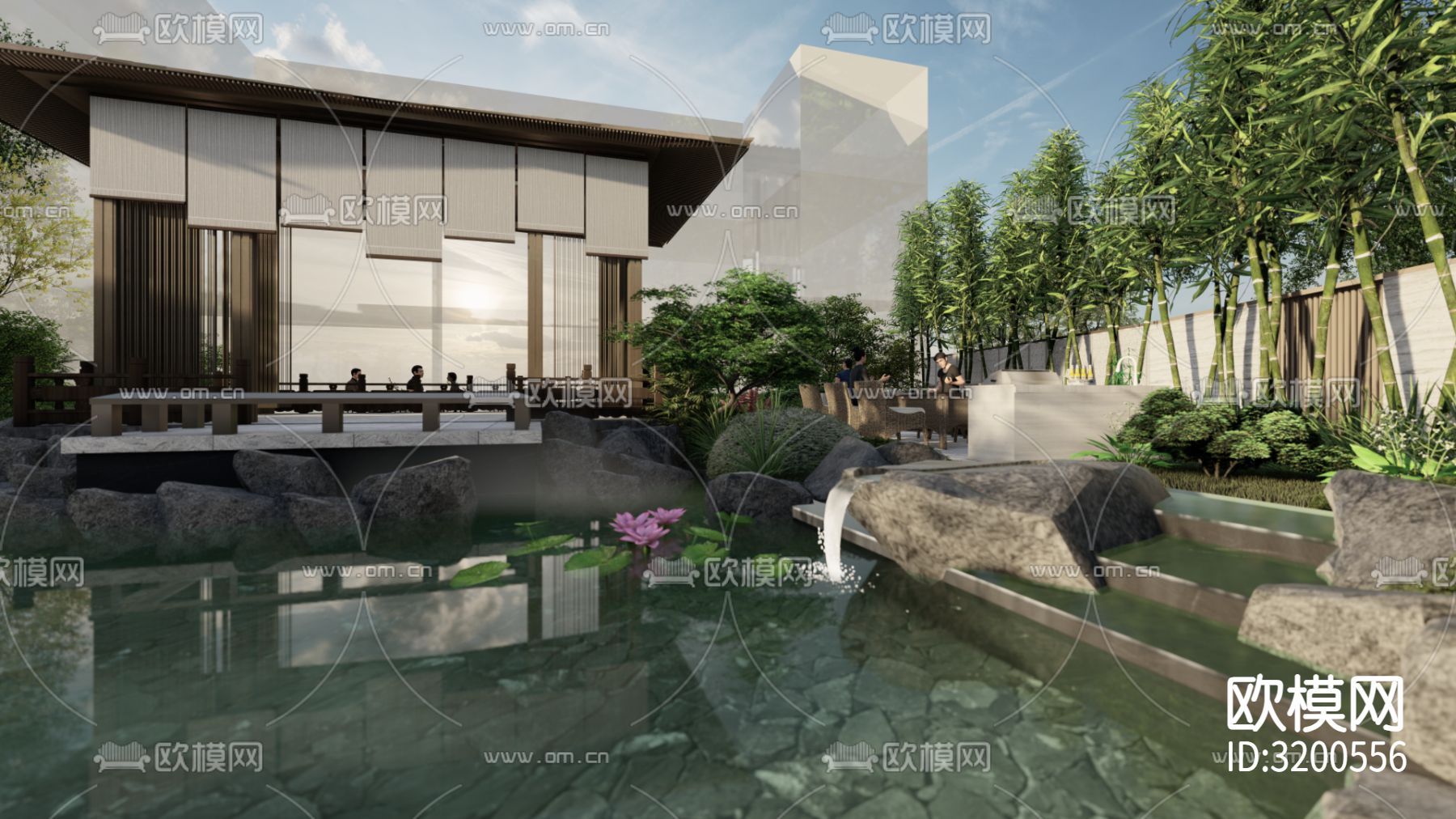 示范区小区装修效果图下载（渲染图3）