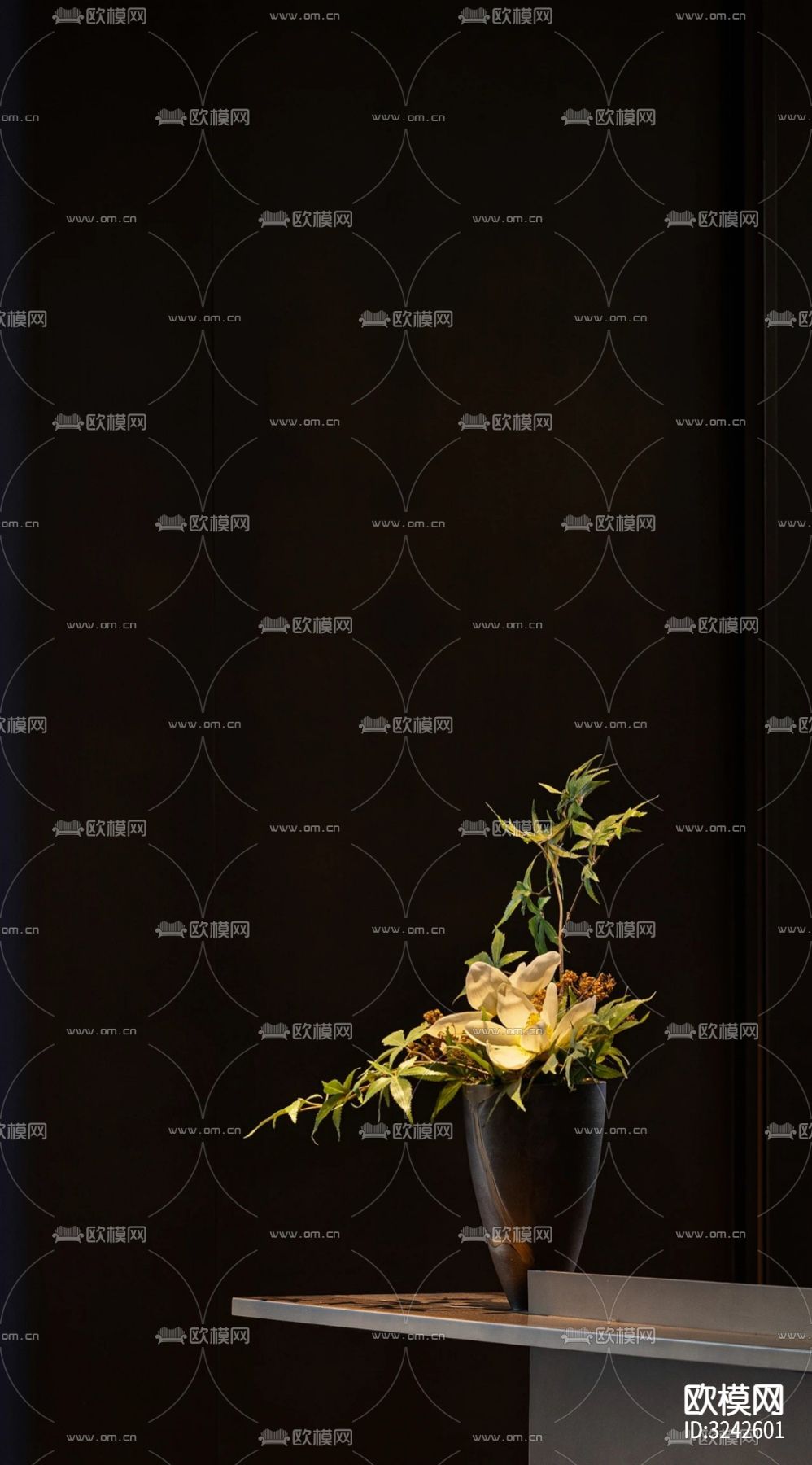 新中式中餐厅装修效果图下载（渲染图7）