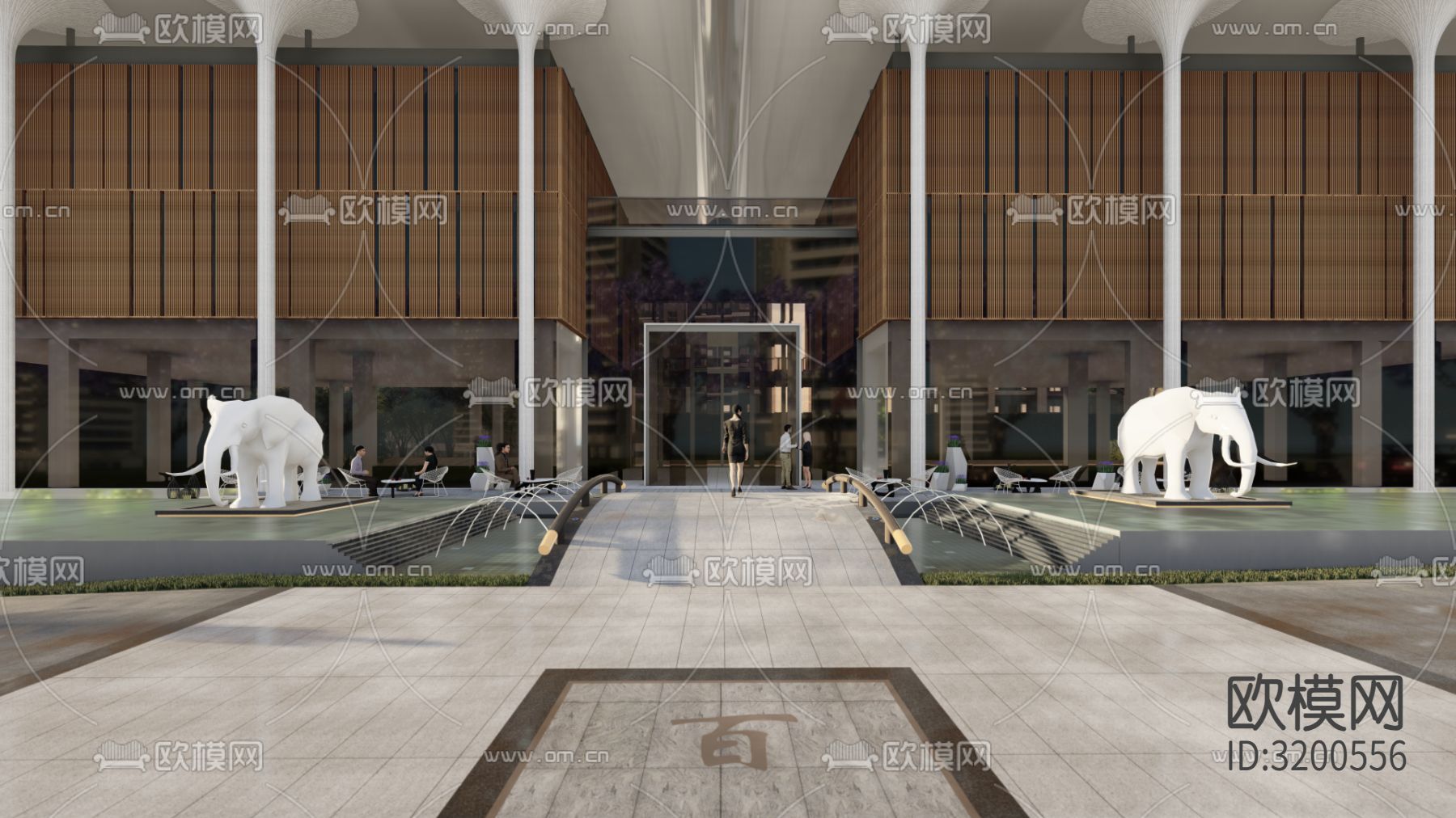 示范区小区装修效果图下载（渲染图2）