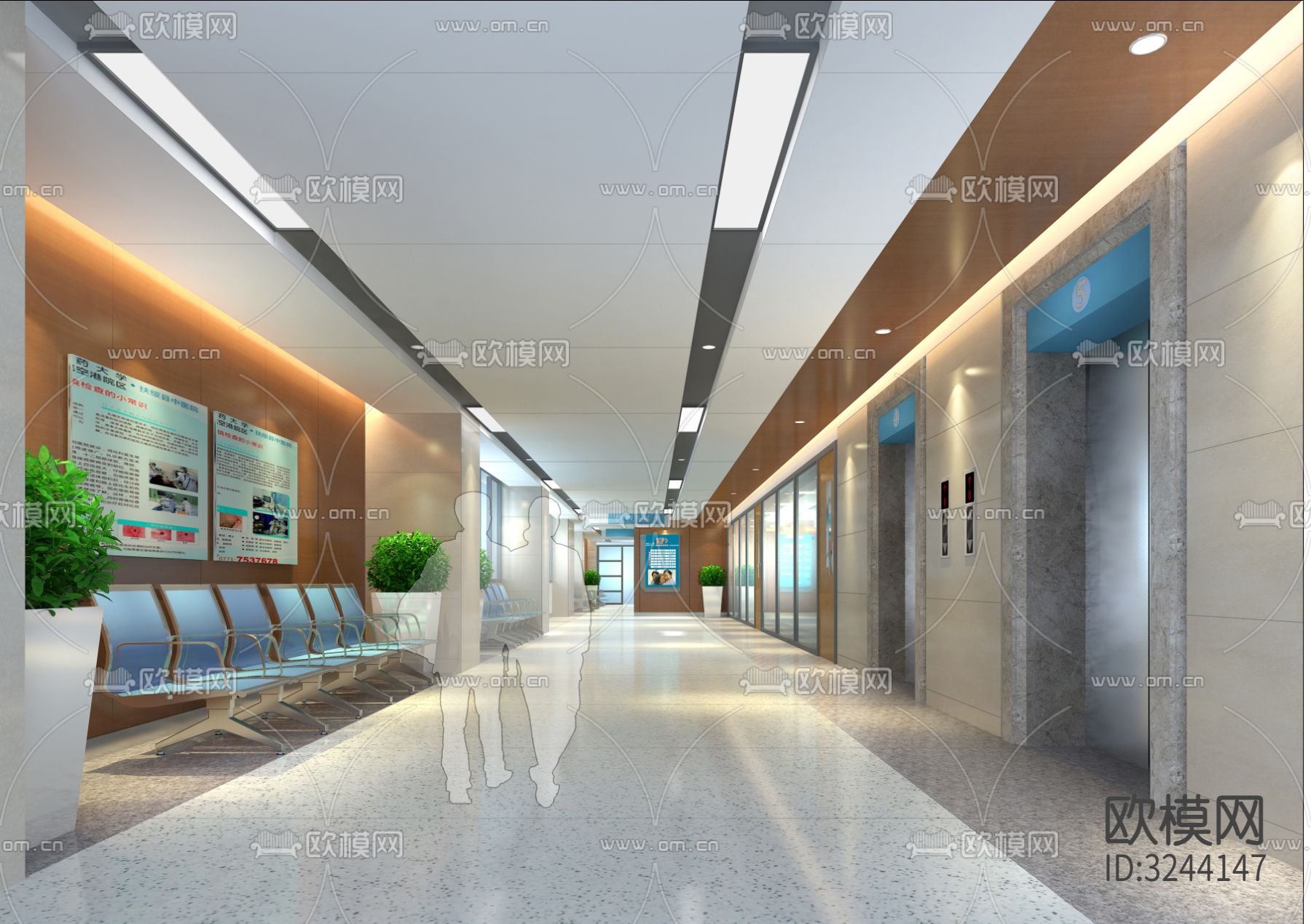 医疗医院装修效果图下载（渲染图2）