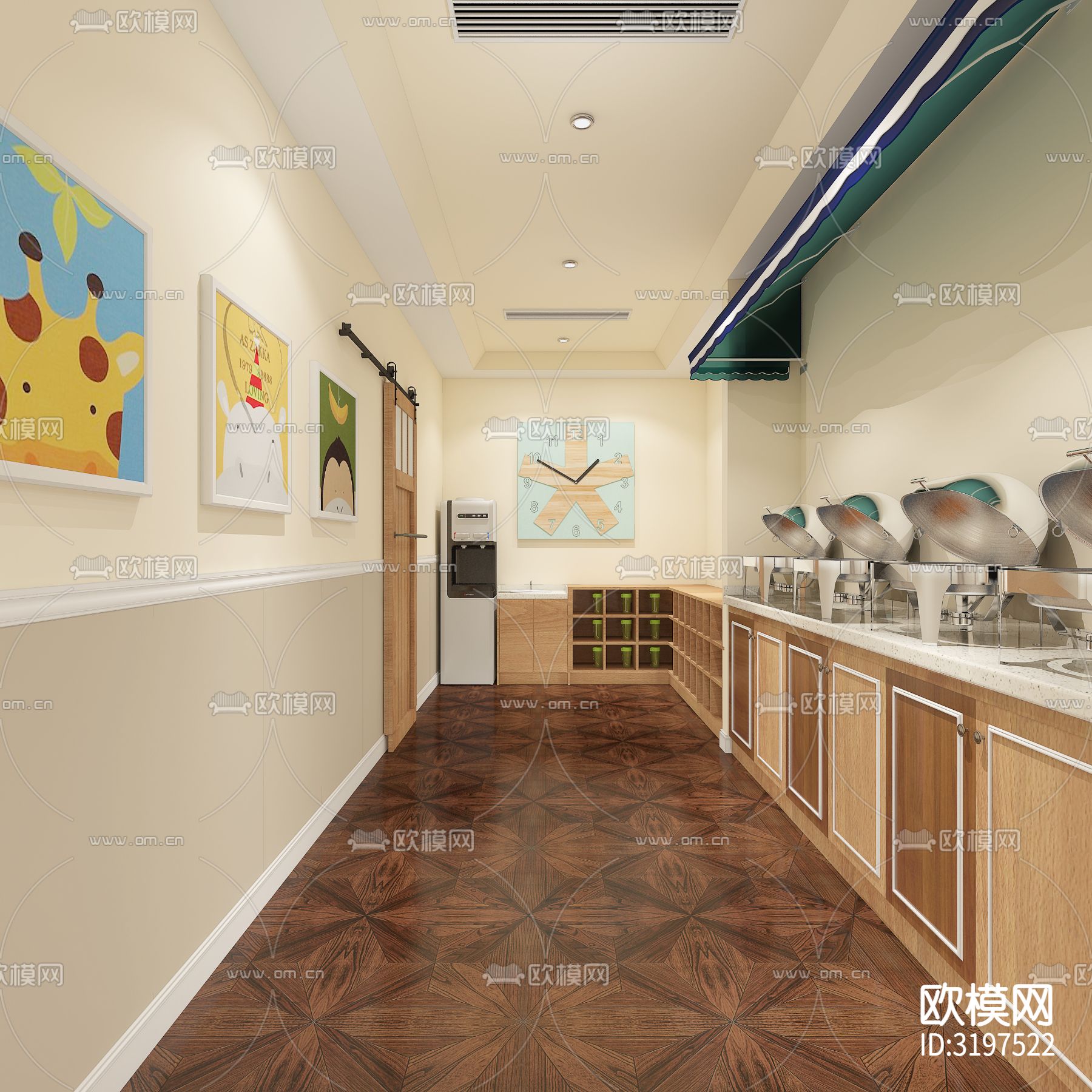 教育机构 幼儿园装修效果图下载（渲染图10）