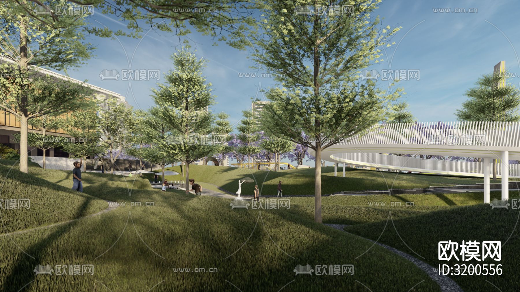 示范区小区装修效果图下载（渲染图8）