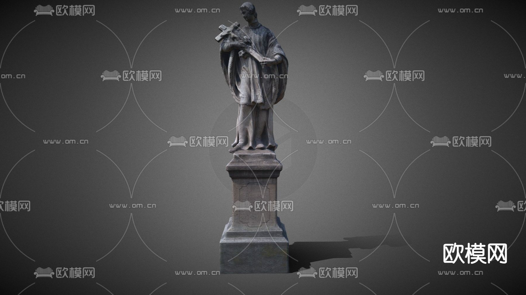 欧式人物雕塑 艺术摆件3d模型下载