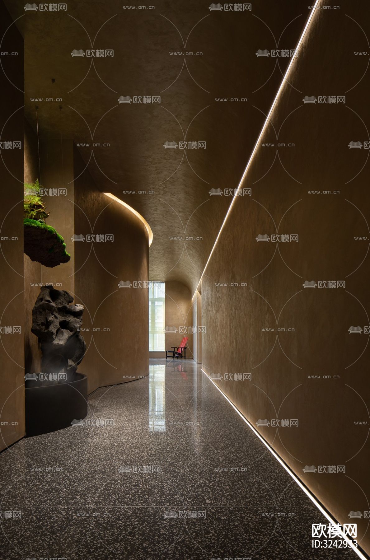 现代中餐厅装修效果图下载（渲染图13）