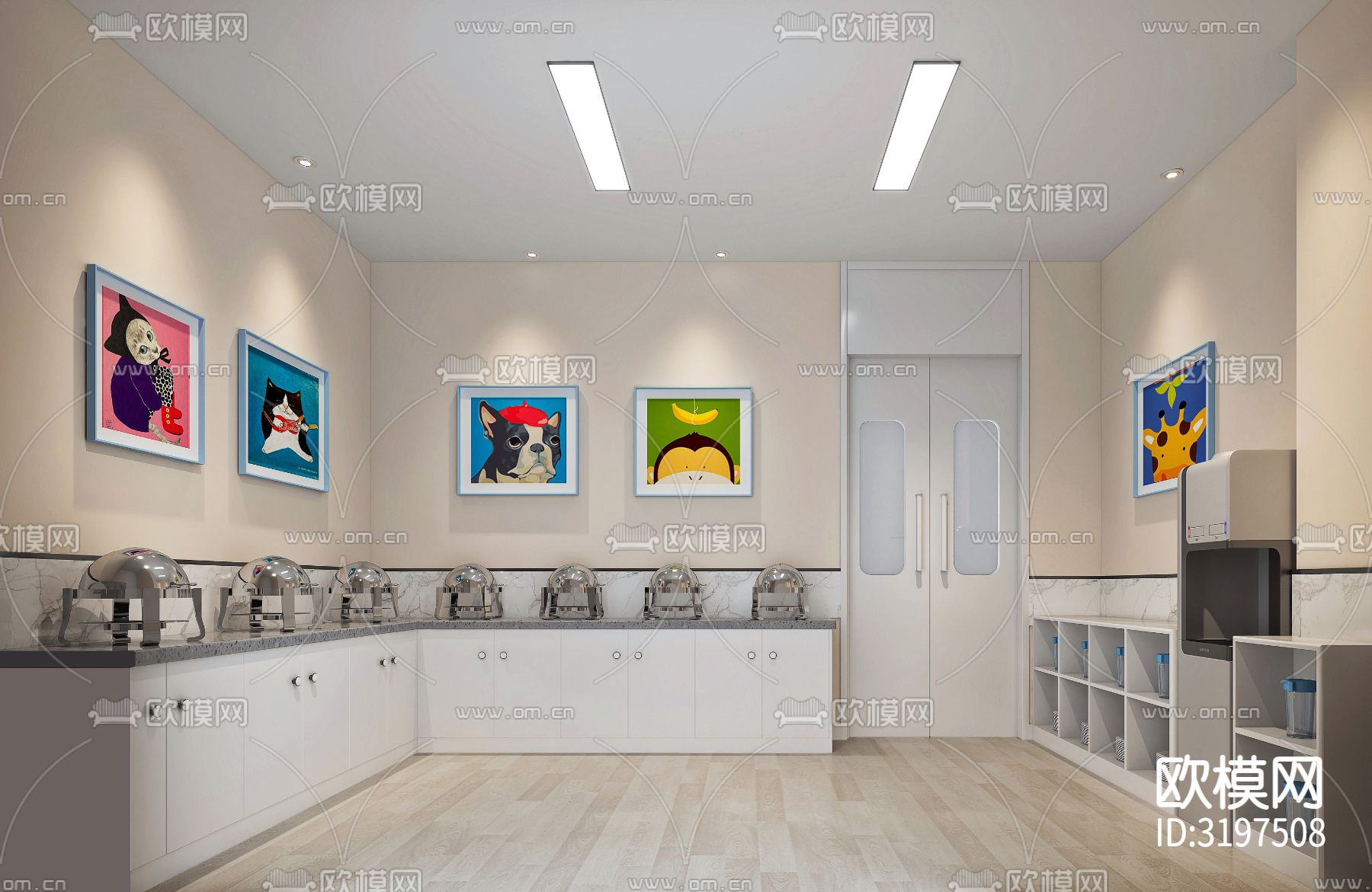 教育机构 幼儿园装修效果图下载（渲染图3）