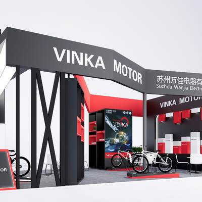  会展临展区 展台 小展馆su模型 