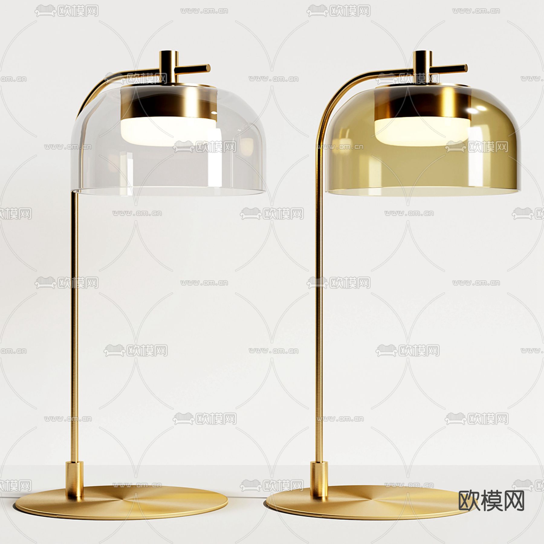 Minotti 台灯su模型下载（渲染图2）