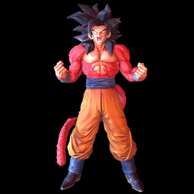  七龙珠手办 赛亚人 动漫手办su模型 