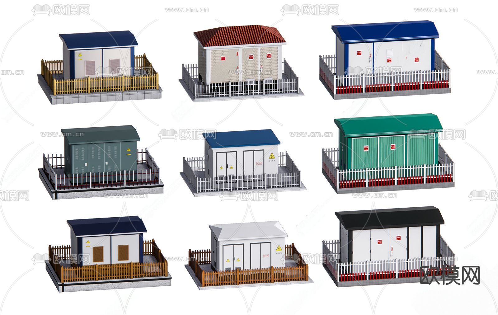 配电房 供电房 配电室3d模型下载