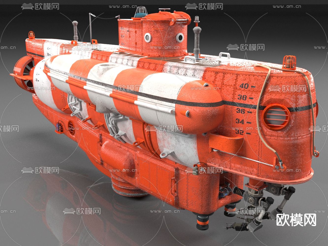 潜水器 潜艇 深潜器3d模型下载