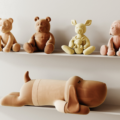  宠物玩偶 玩具su模型 