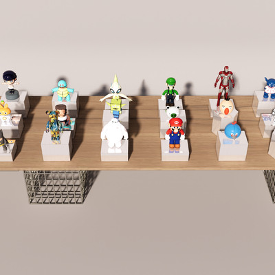  潮玩 公仔 摆件su模型 