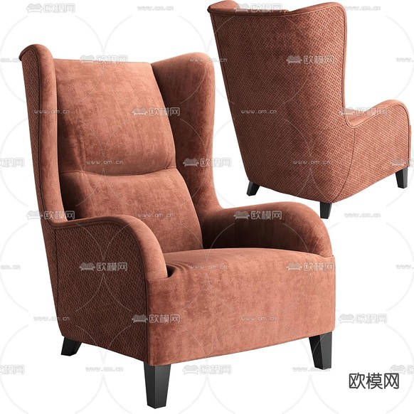 休闲沙发3d模型下载