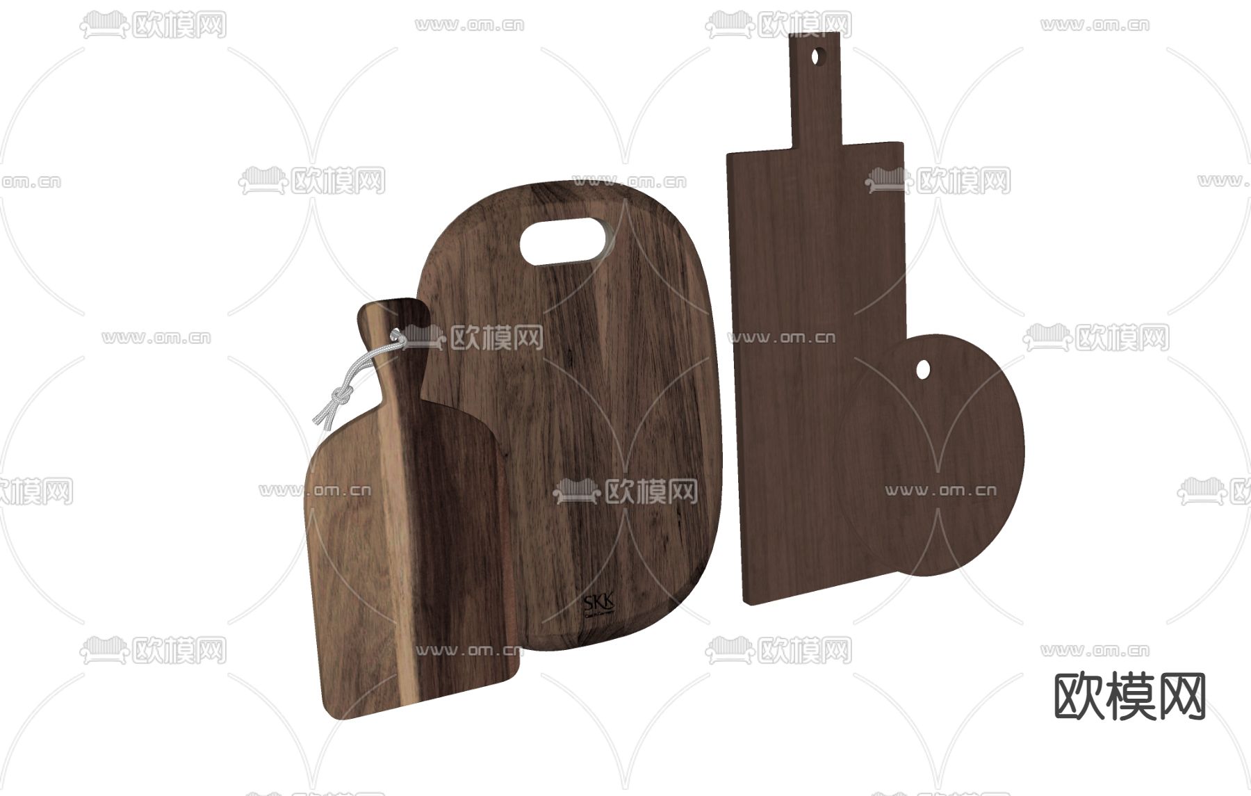 砧板 原木砧板 案板su模型下载（渲染图1）