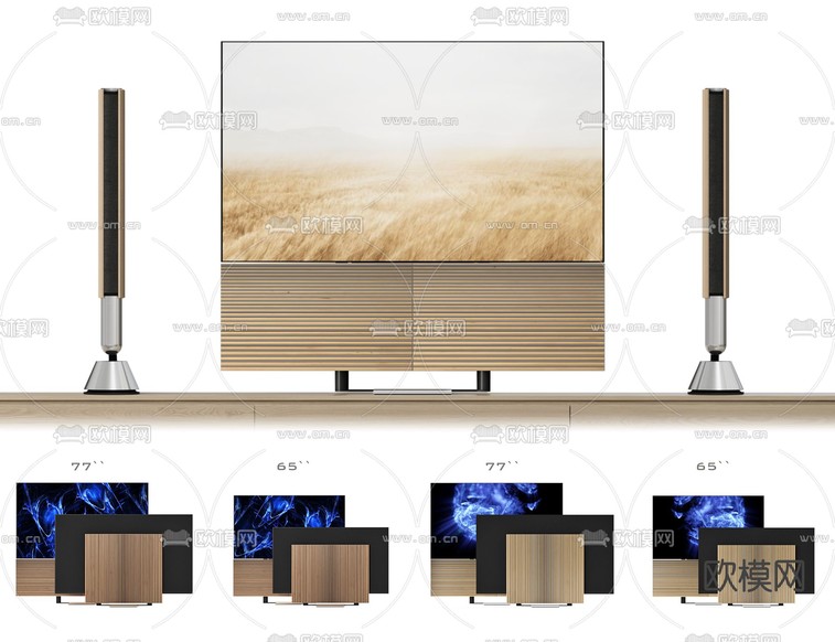 BANG & OLUFSEN 电视机3d模型下载