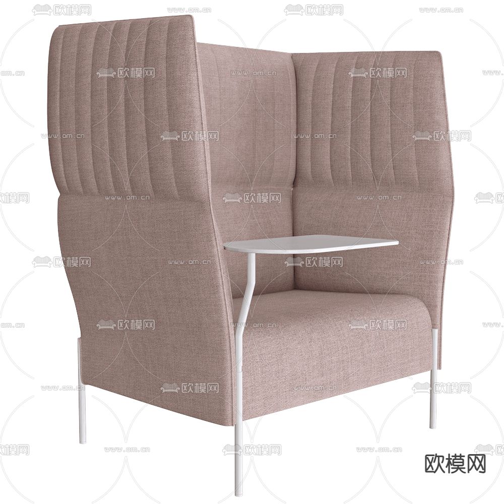 Estel Group 卡座沙发3d模型下载（渲染图2）