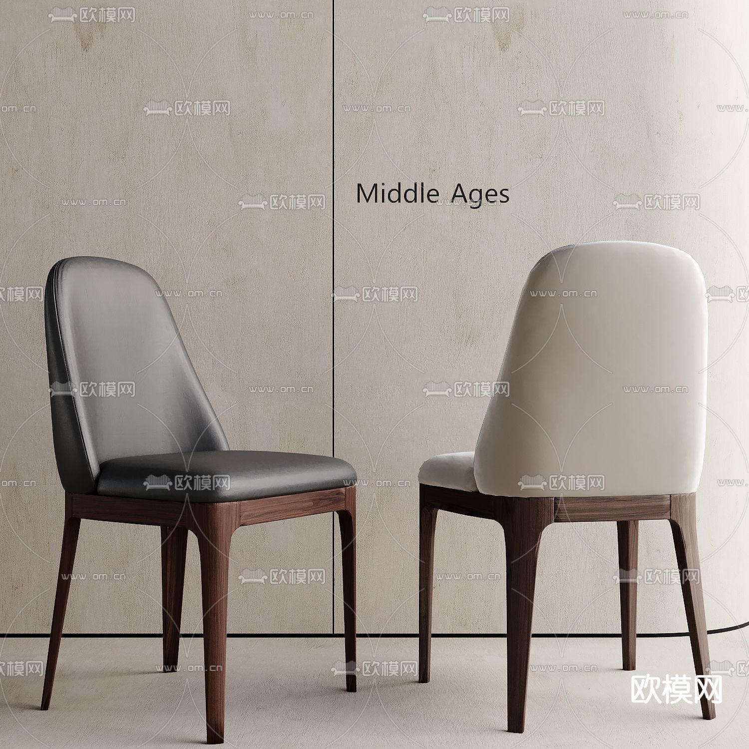 现代餐椅 单椅3d模型下载