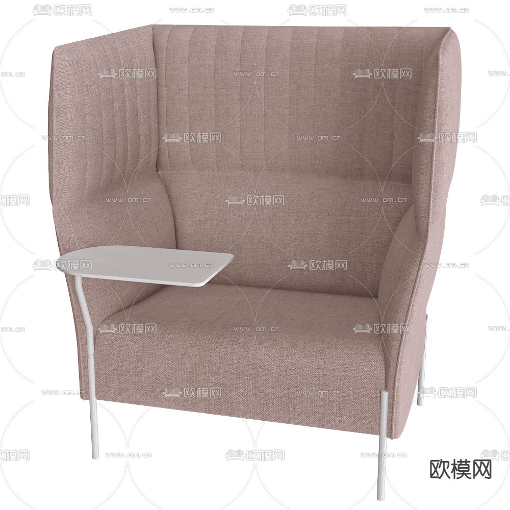 Estel Group 卡座沙发3d模型下载（渲染图1）