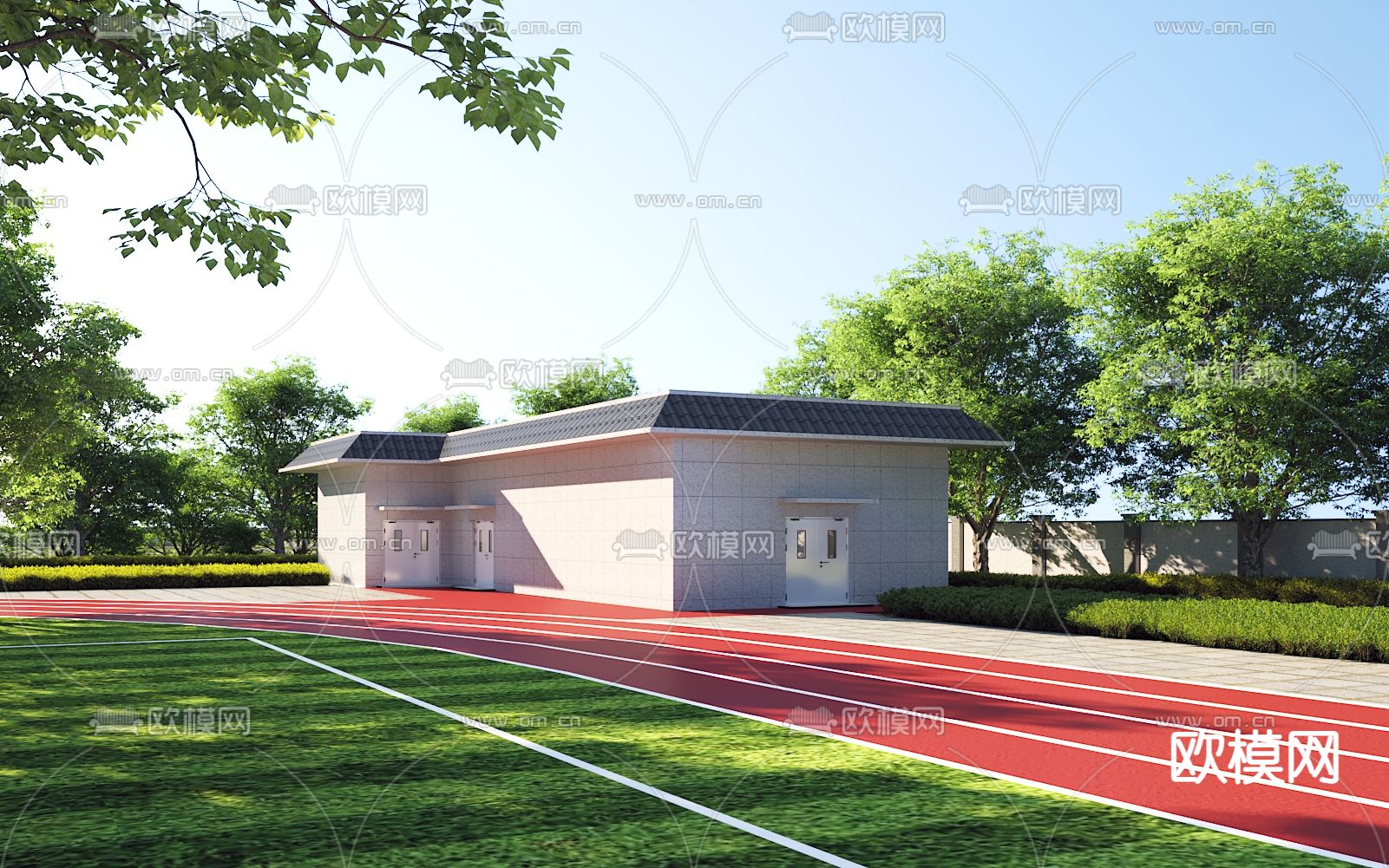 公共厕所 公厕3d模型下载