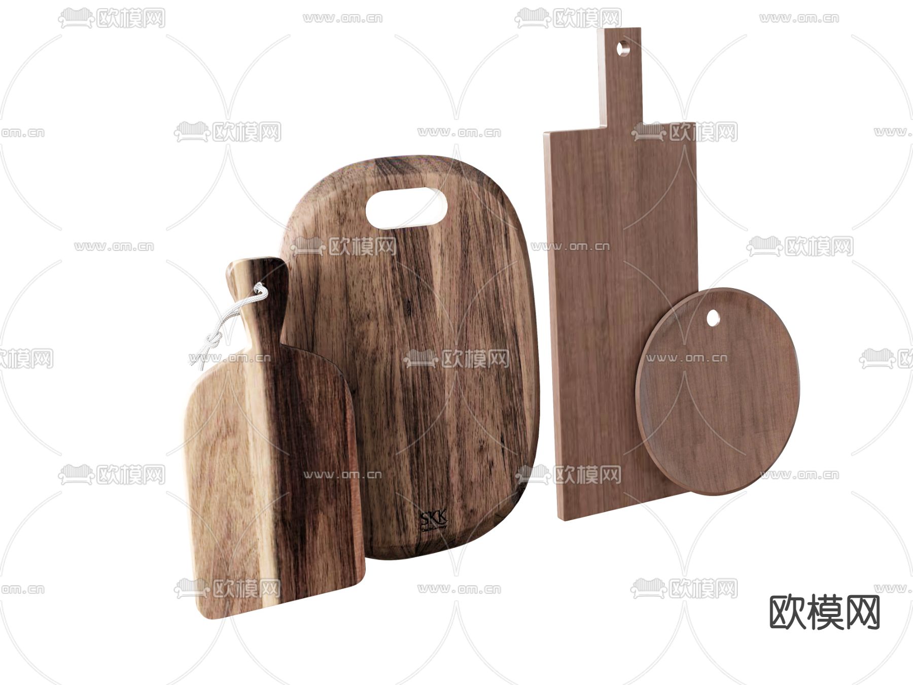 砧板 原木砧板 案板su模型下载（渲染图2）