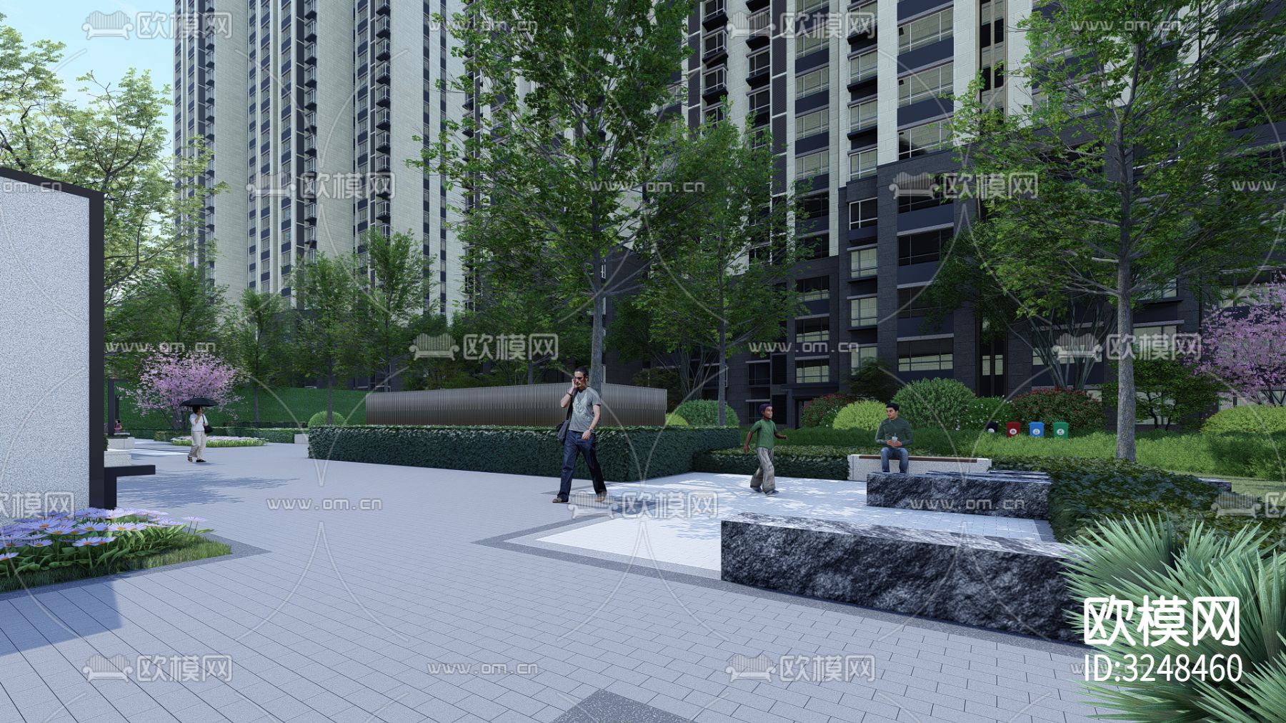 示范区 售楼部装修效果图下载（渲染图11）