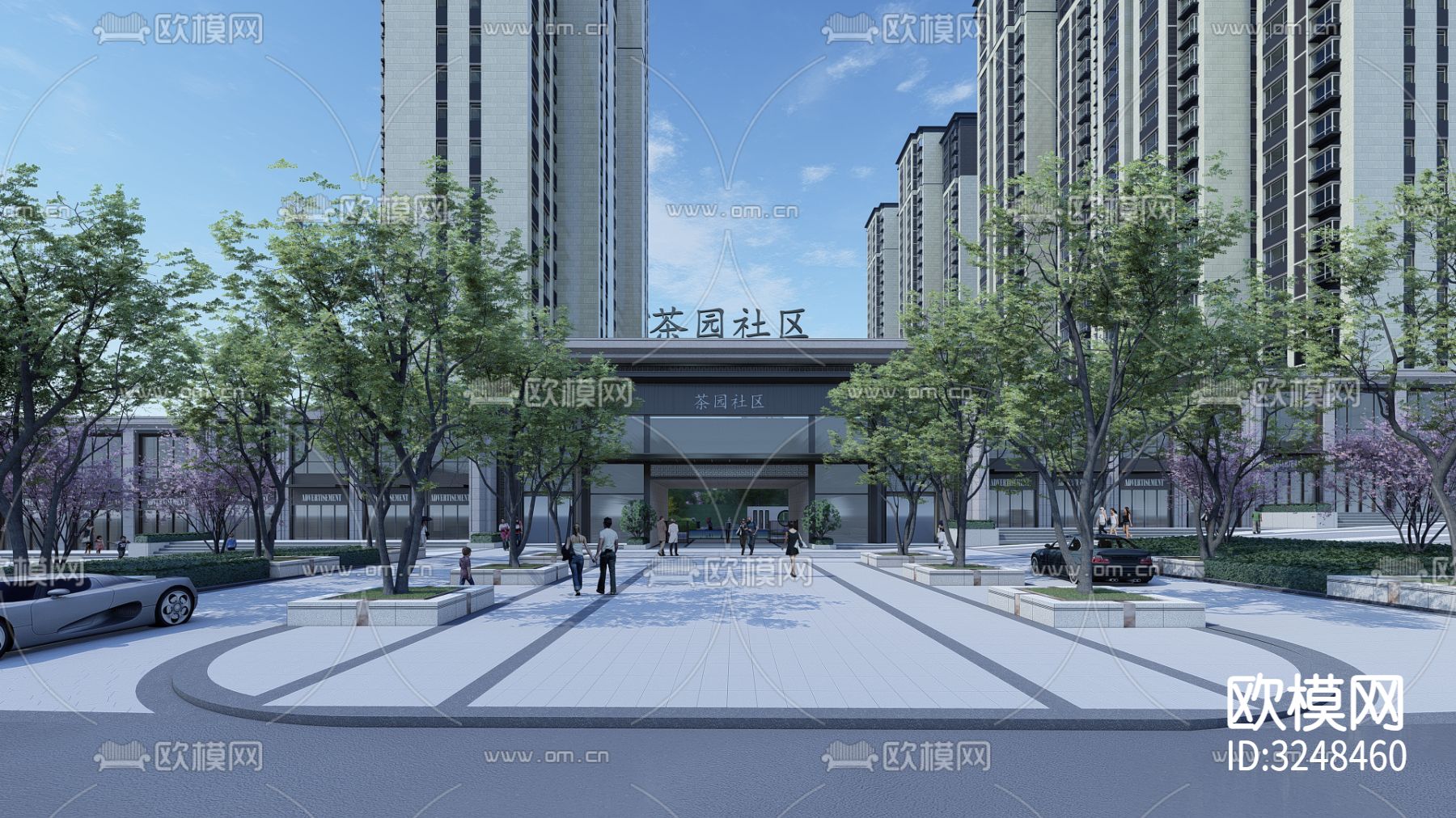 示范区 售楼部装修效果图下载（渲染图6）