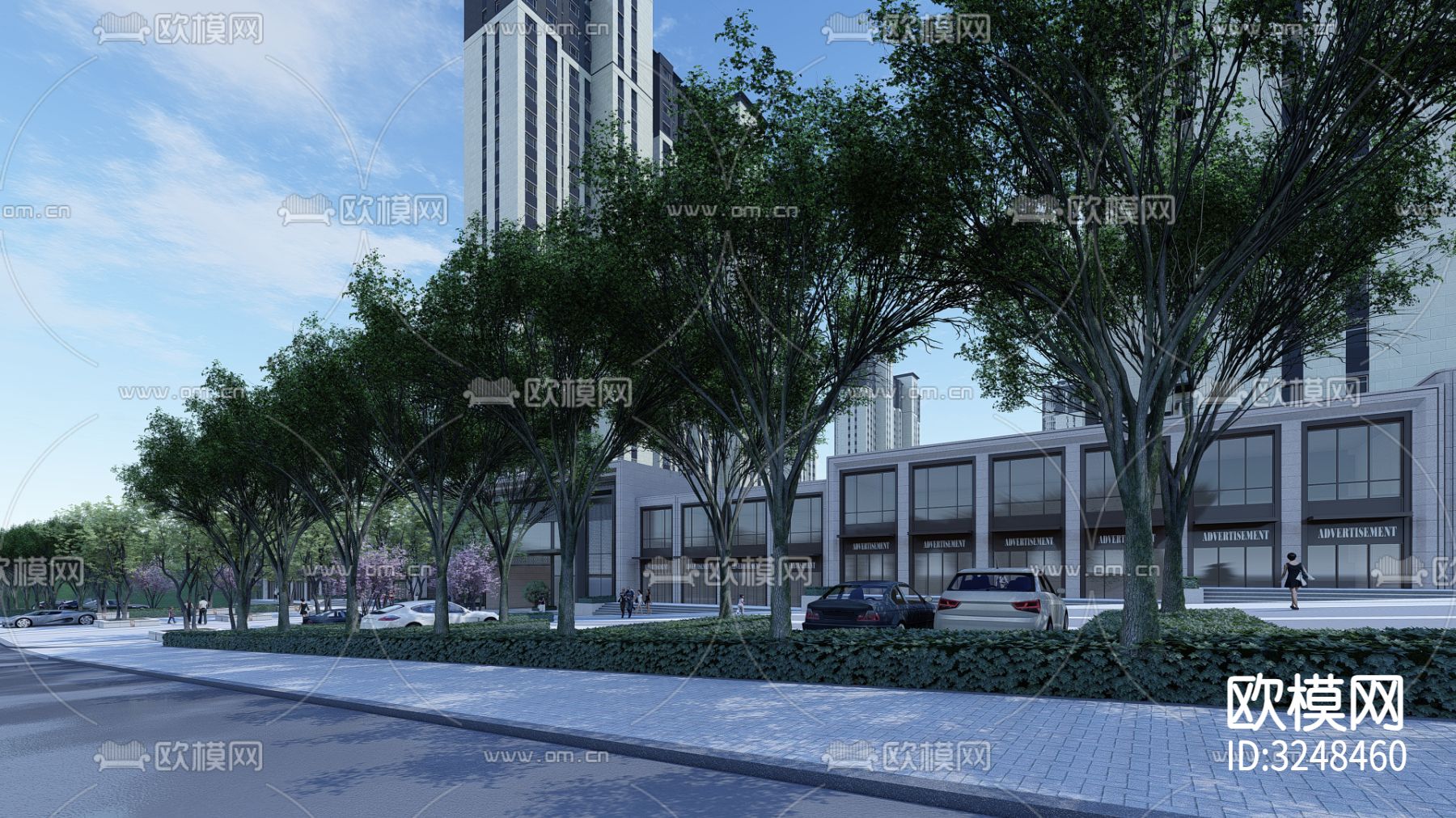 示范区 售楼部装修效果图下载（渲染图2）