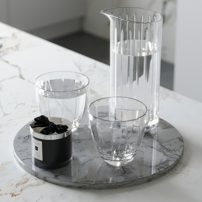  水杯 托盘su模型 