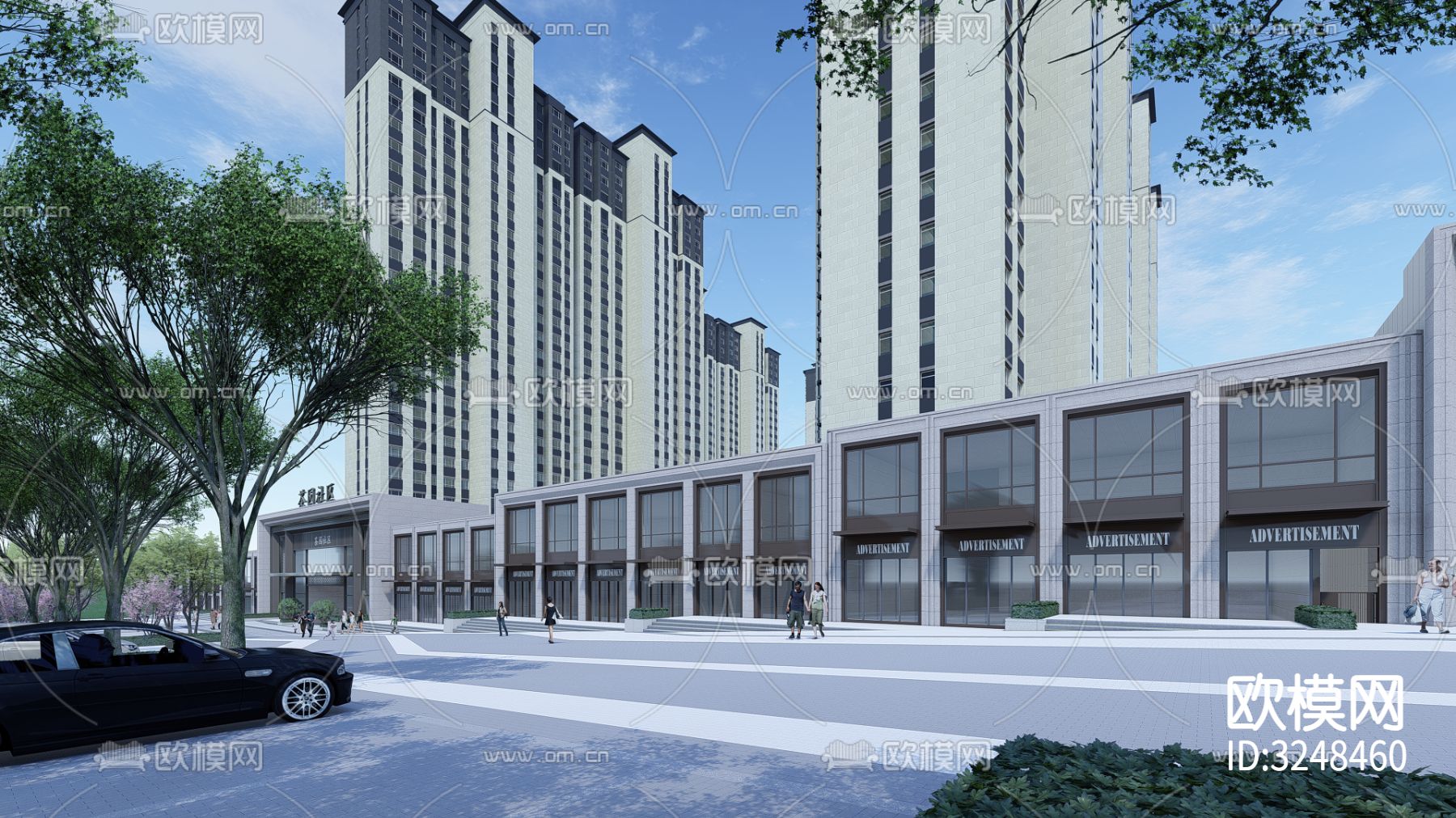 示范区 售楼部装修效果图下载（渲染图7）