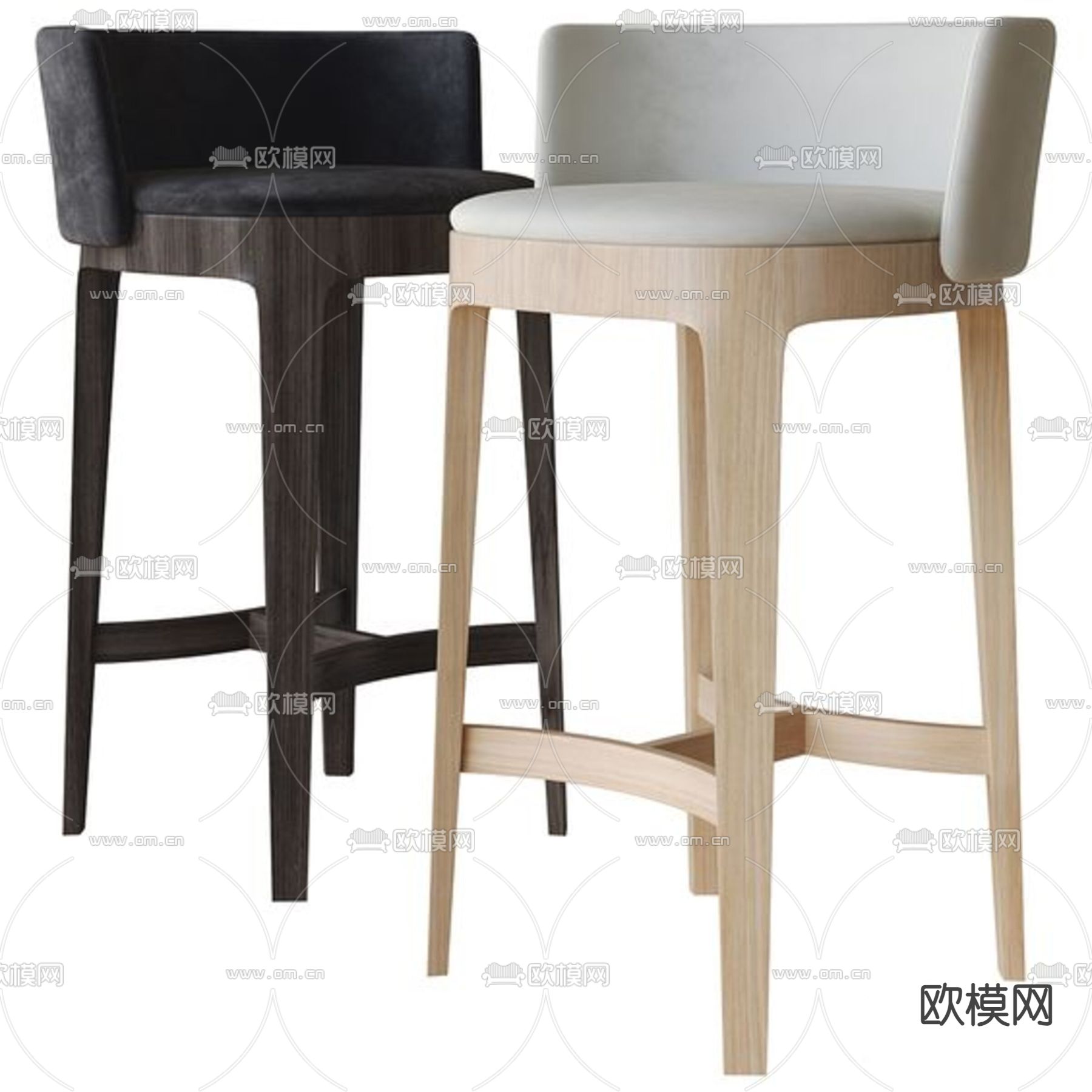 吧椅 吧凳 高脚凳3d模型下载