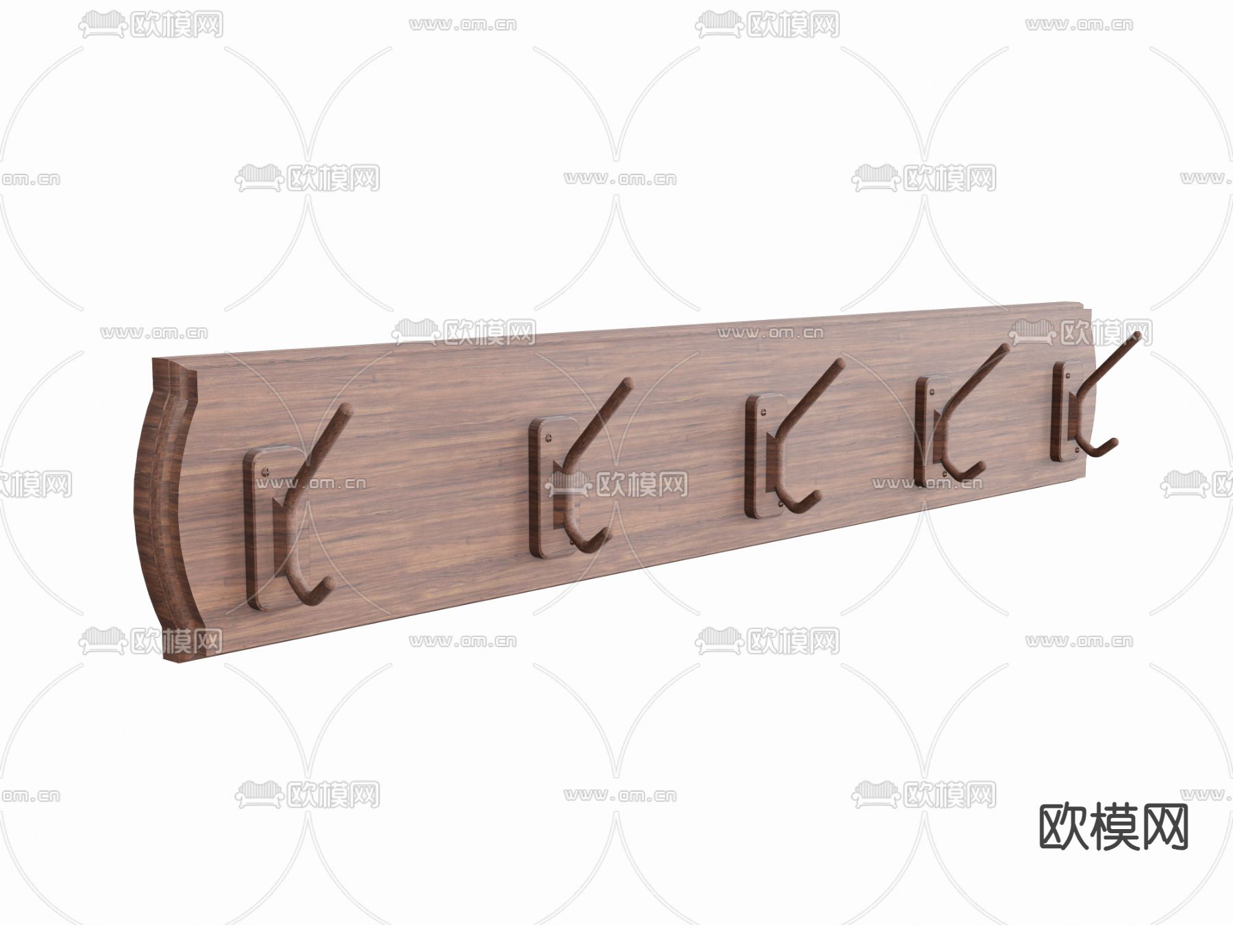 现代衣帽架 衣服挂钩su模型下载（渲染图2）