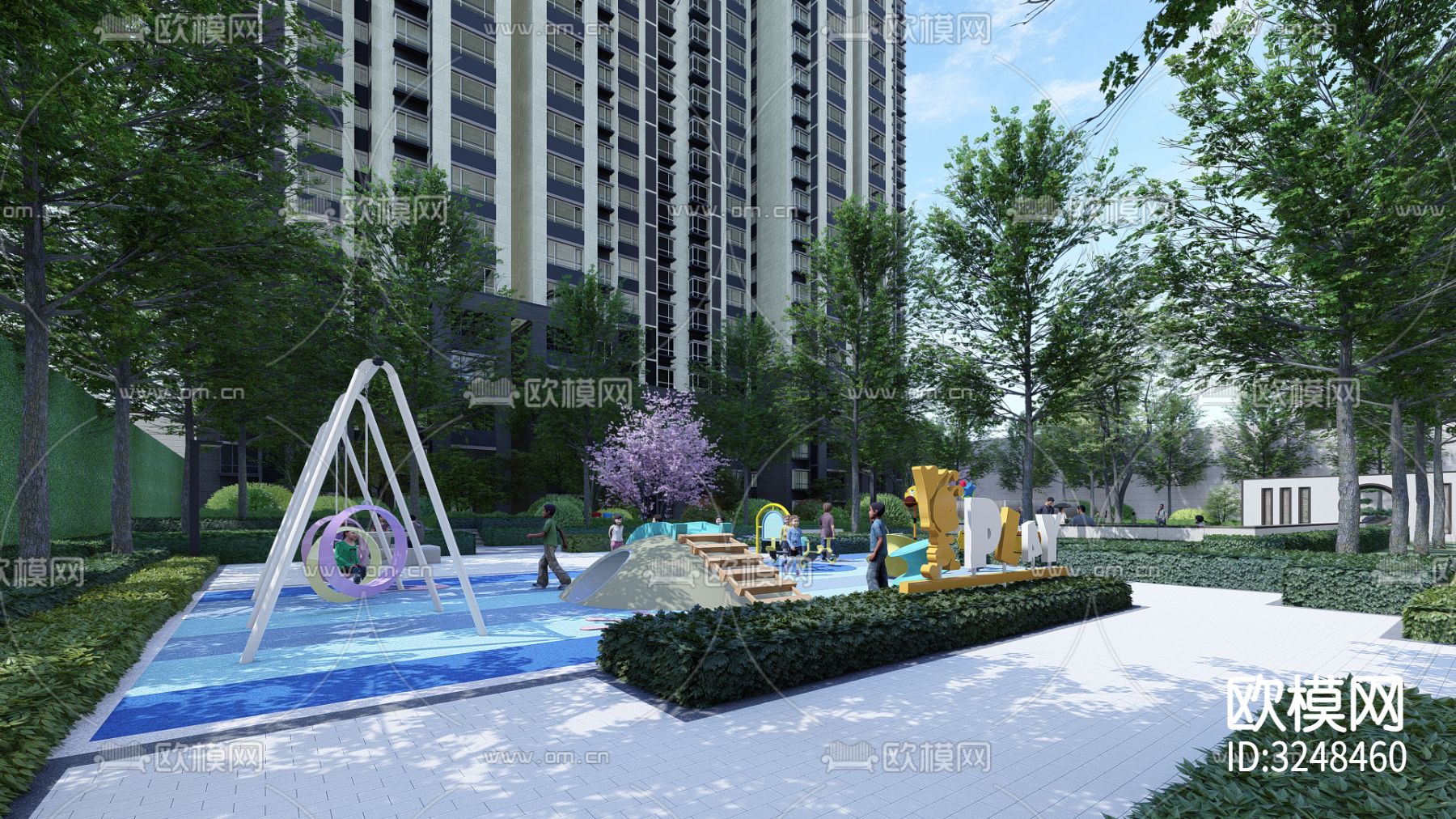 示范区 售楼部装修效果图下载（渲染图8）