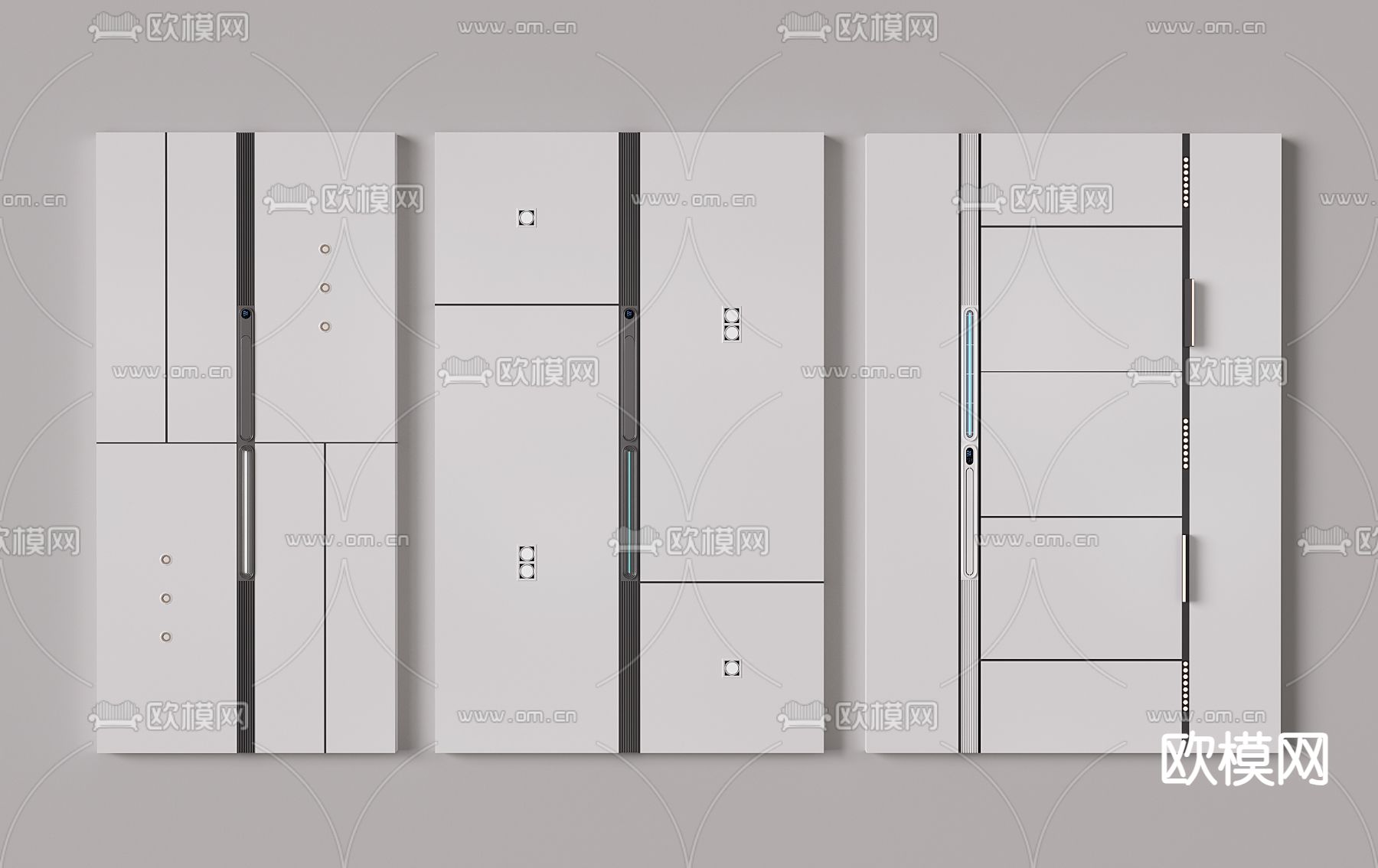 蜂窝大板 吊顶 铝扣板 线性浴霸3d模型下载