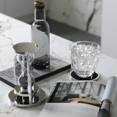  摆件 水杯 酒杯 书籍 杂志su模型 