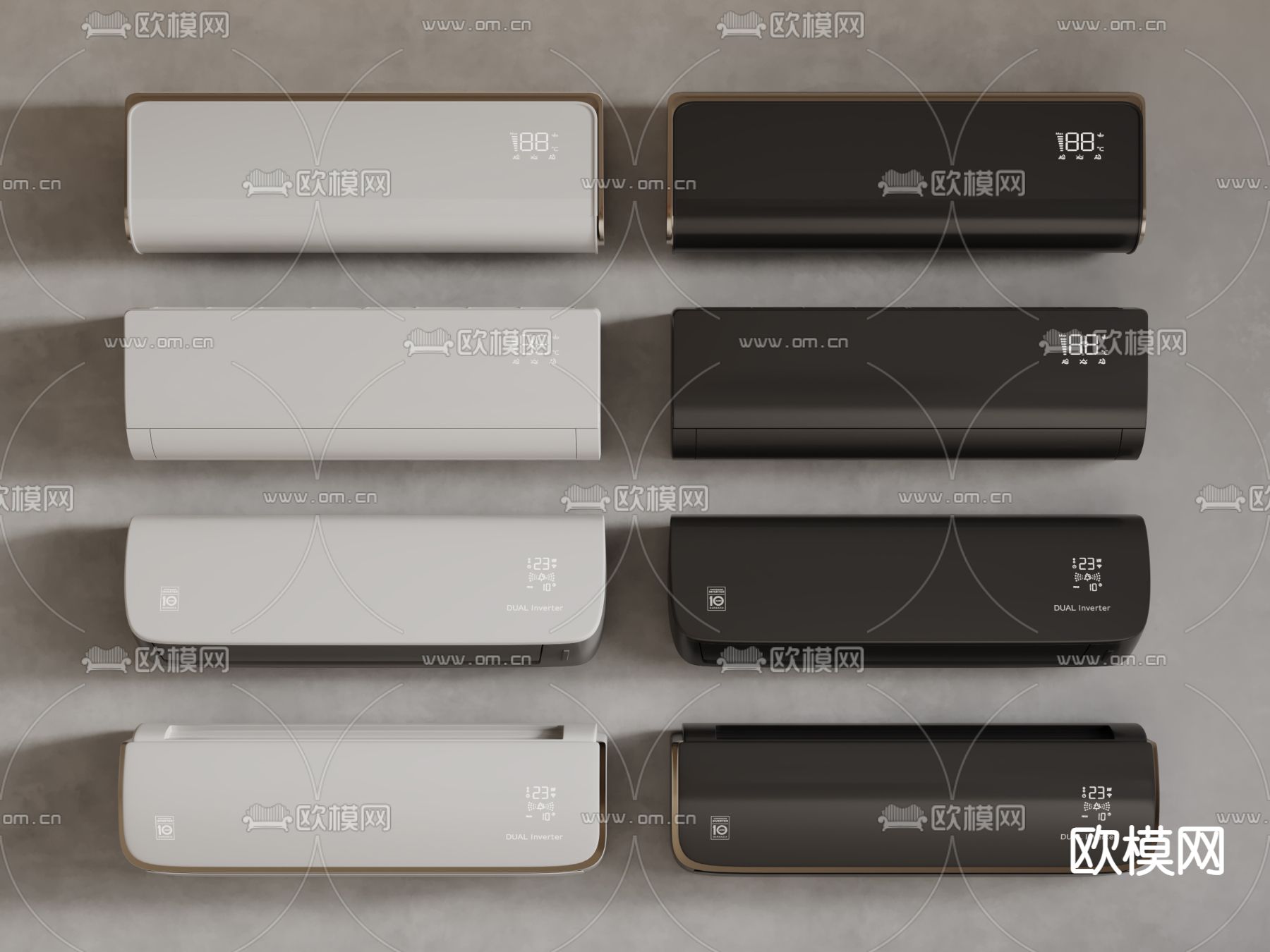室内空调 智能空调 变频空调3d模型下载