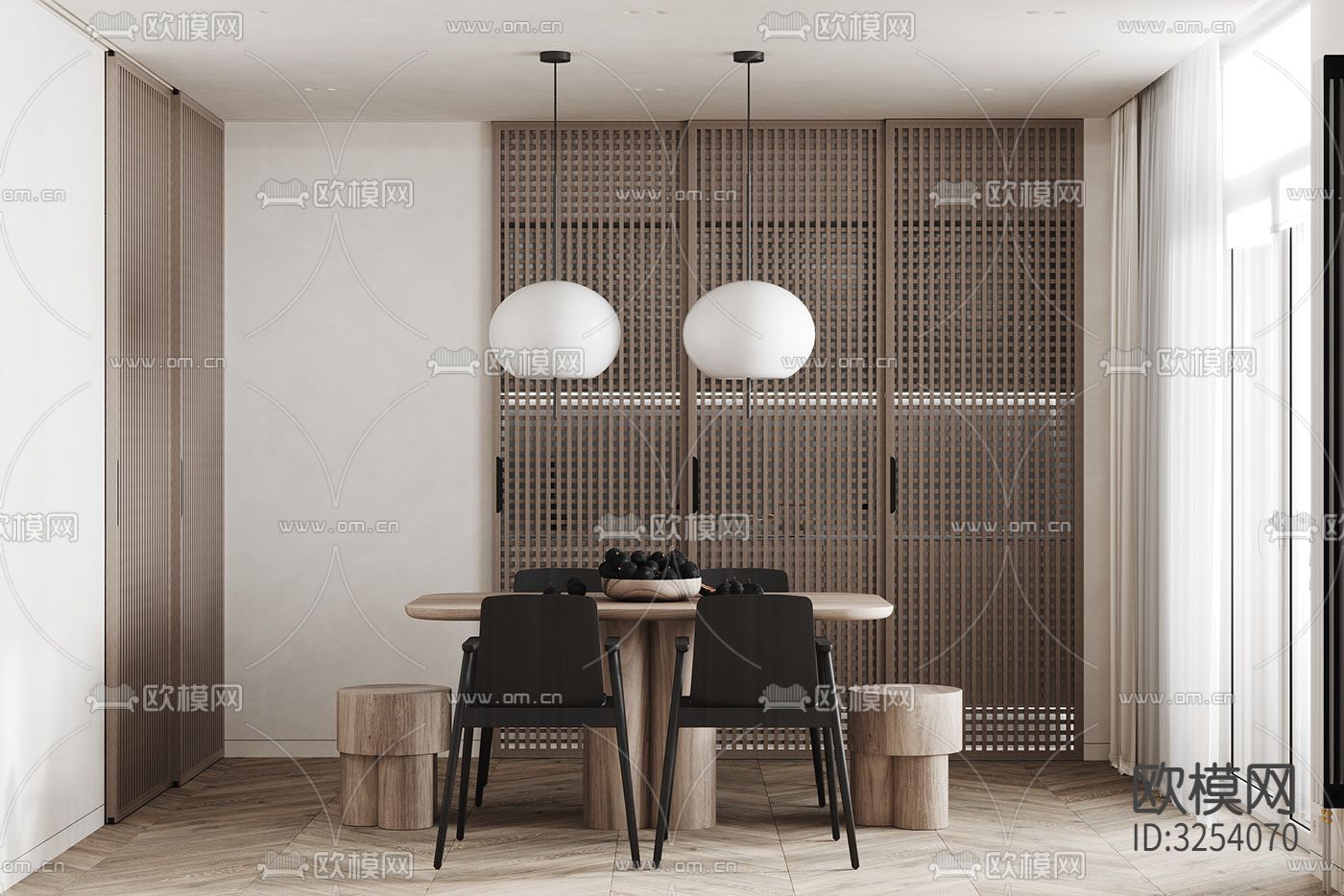 中性色系公寓装修效果图下载（渲染图13）