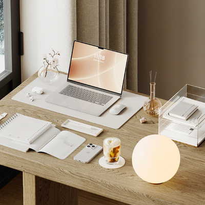  办公用品 笔记本 电脑su模型 