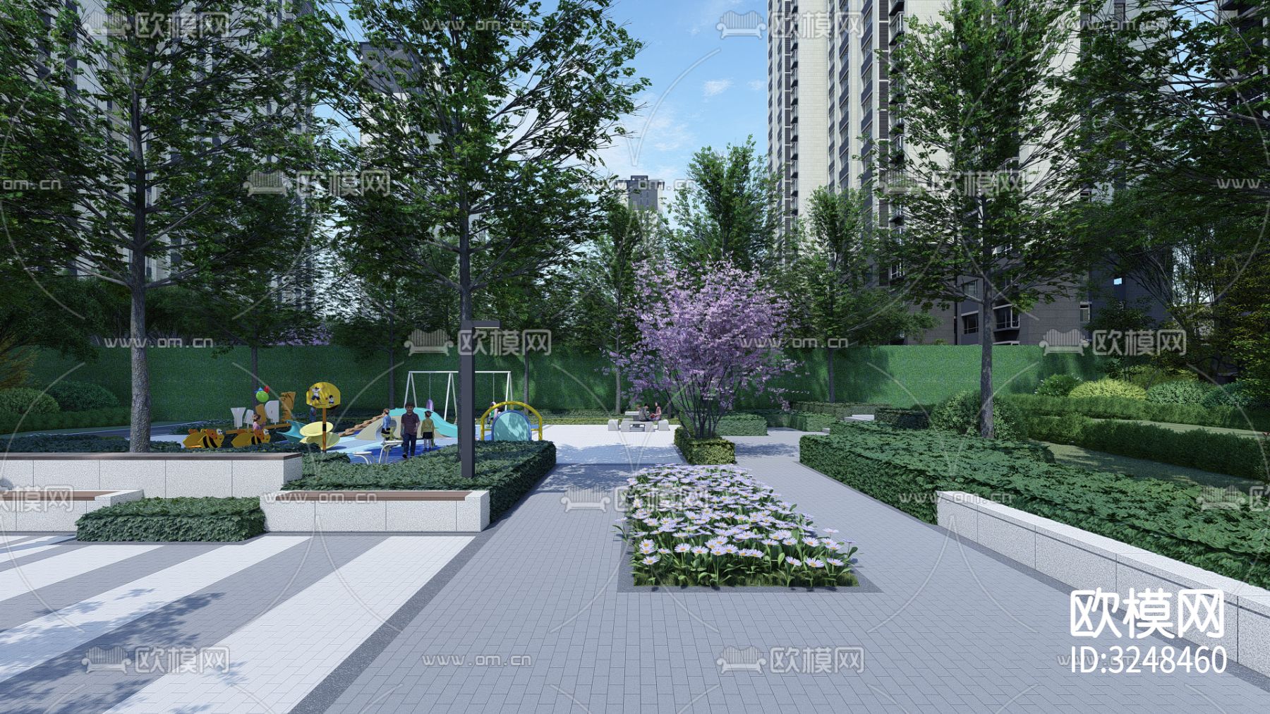 示范区 售楼部装修效果图下载（渲染图14）