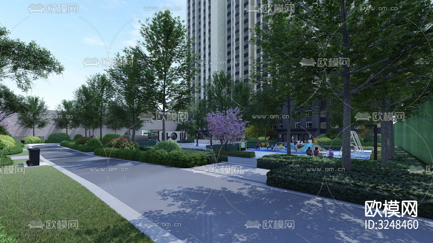 示范区 售楼部装修效果图下载（渲染图10）