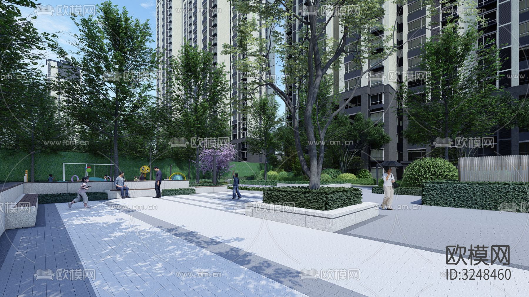 示范区 售楼部装修效果图下载（渲染图13）