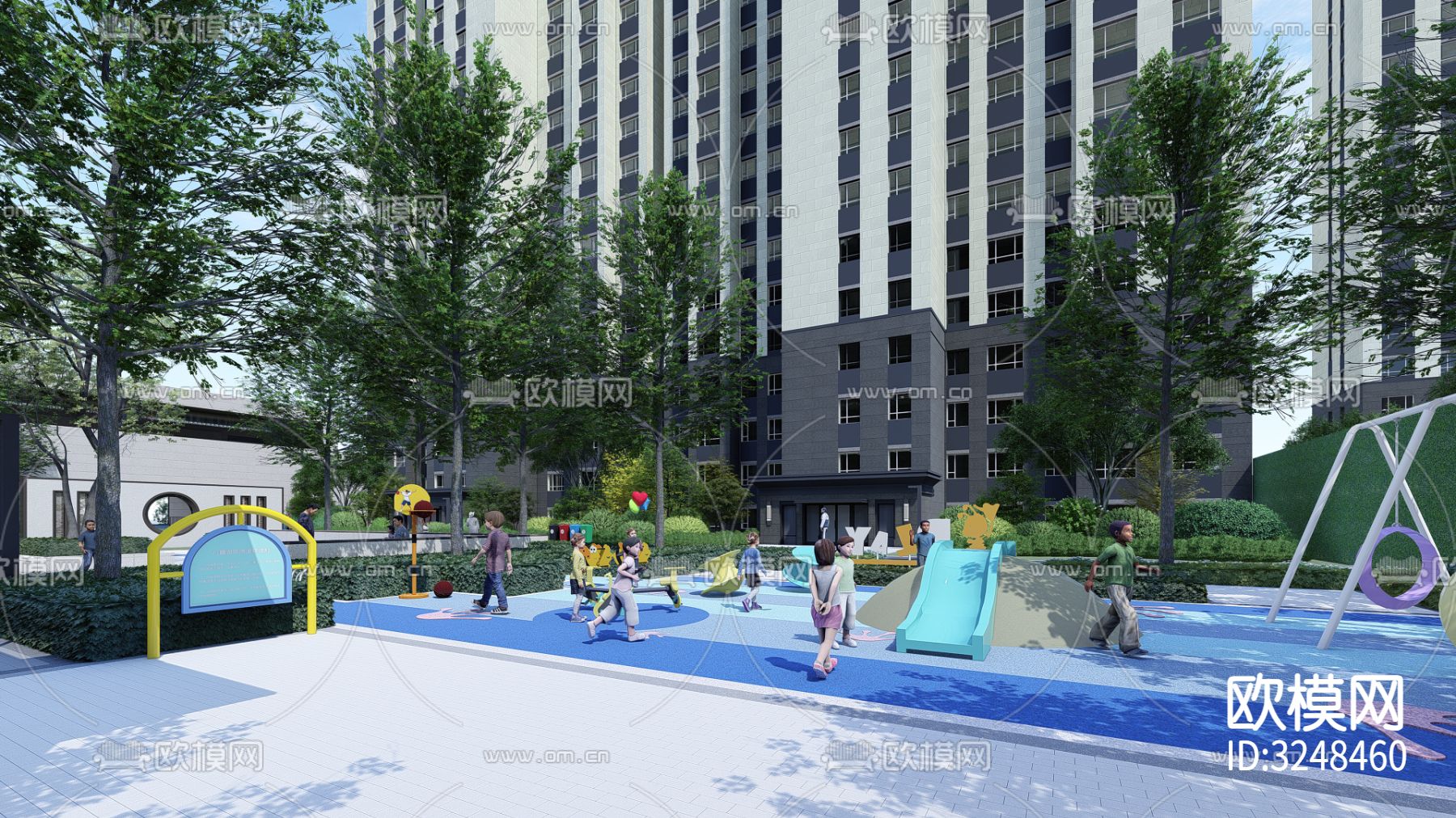 示范区 售楼部装修效果图下载（渲染图9）