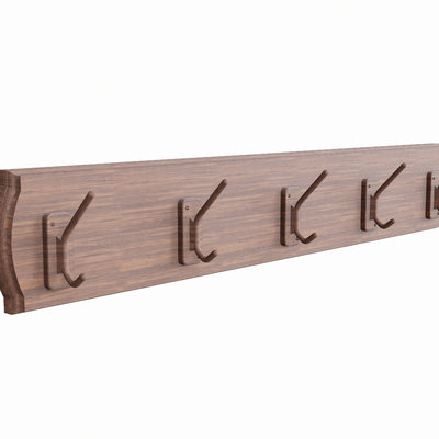  现代衣帽架 衣服挂钩su模型 