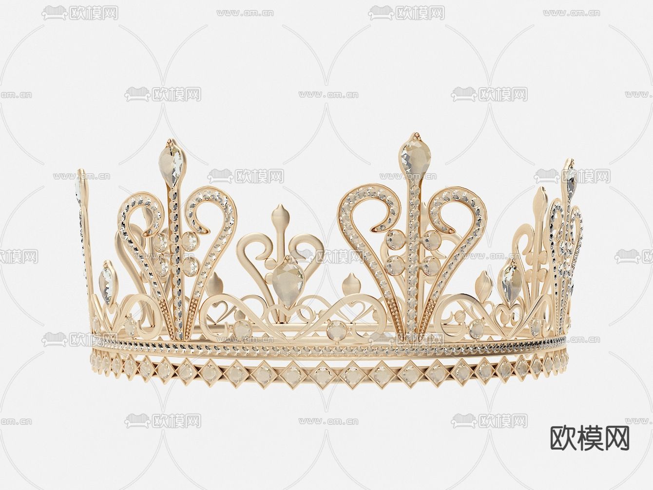 皇冠 王冠3d模型下载