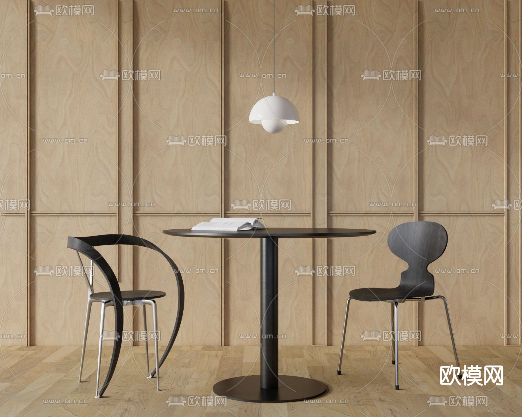 休闲桌椅 洽谈桌椅3d模型下载