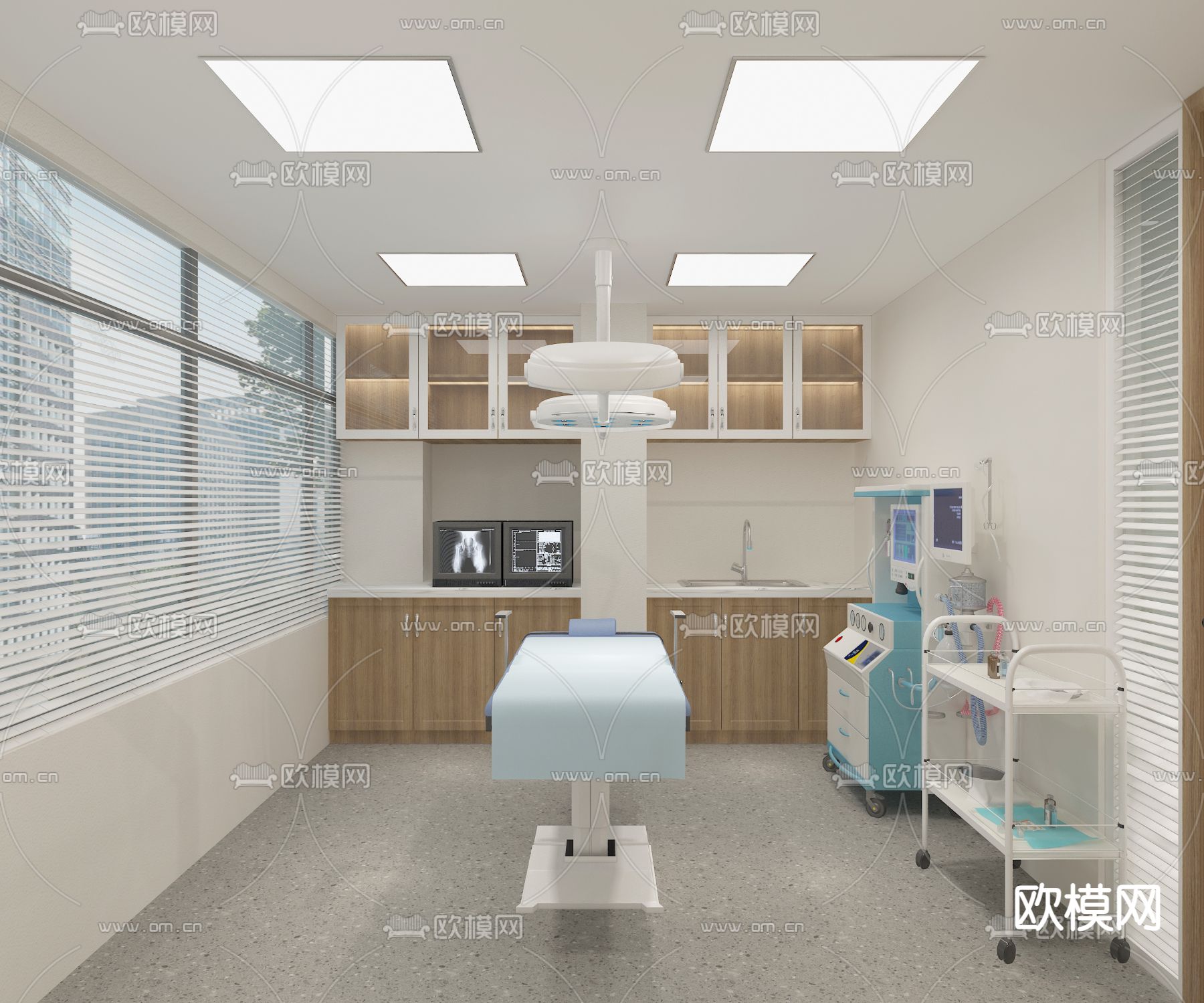 现代宠物店 宠物医院3d模型下载（渲染图2）