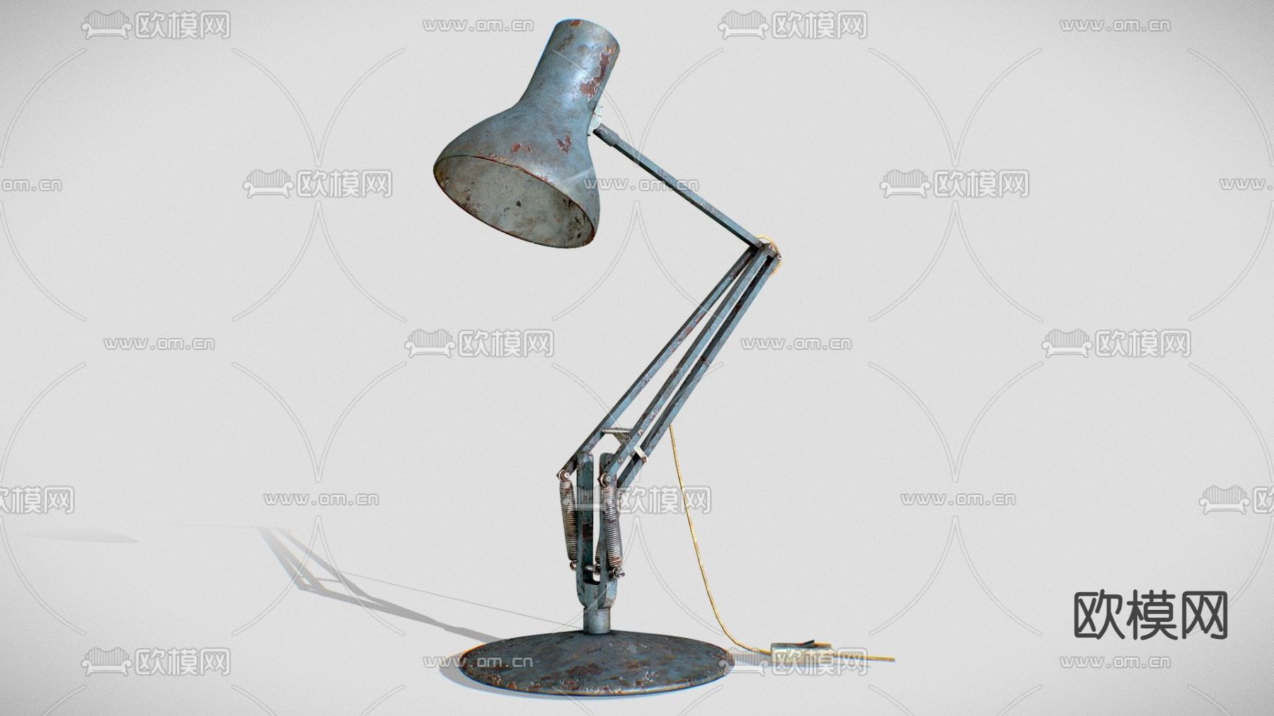 工业风台灯3d模型下载