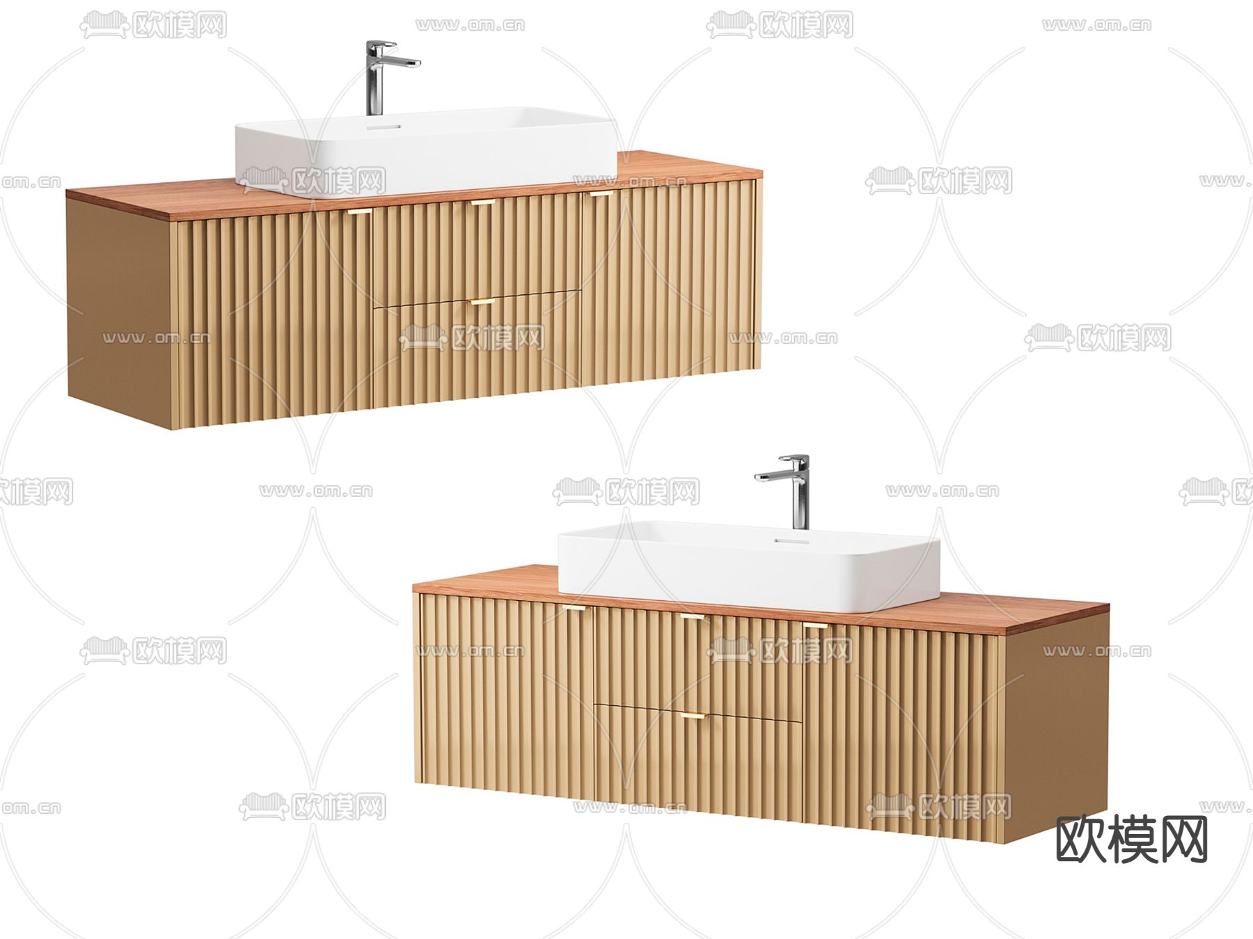 北欧洗手台盆3d模型下载